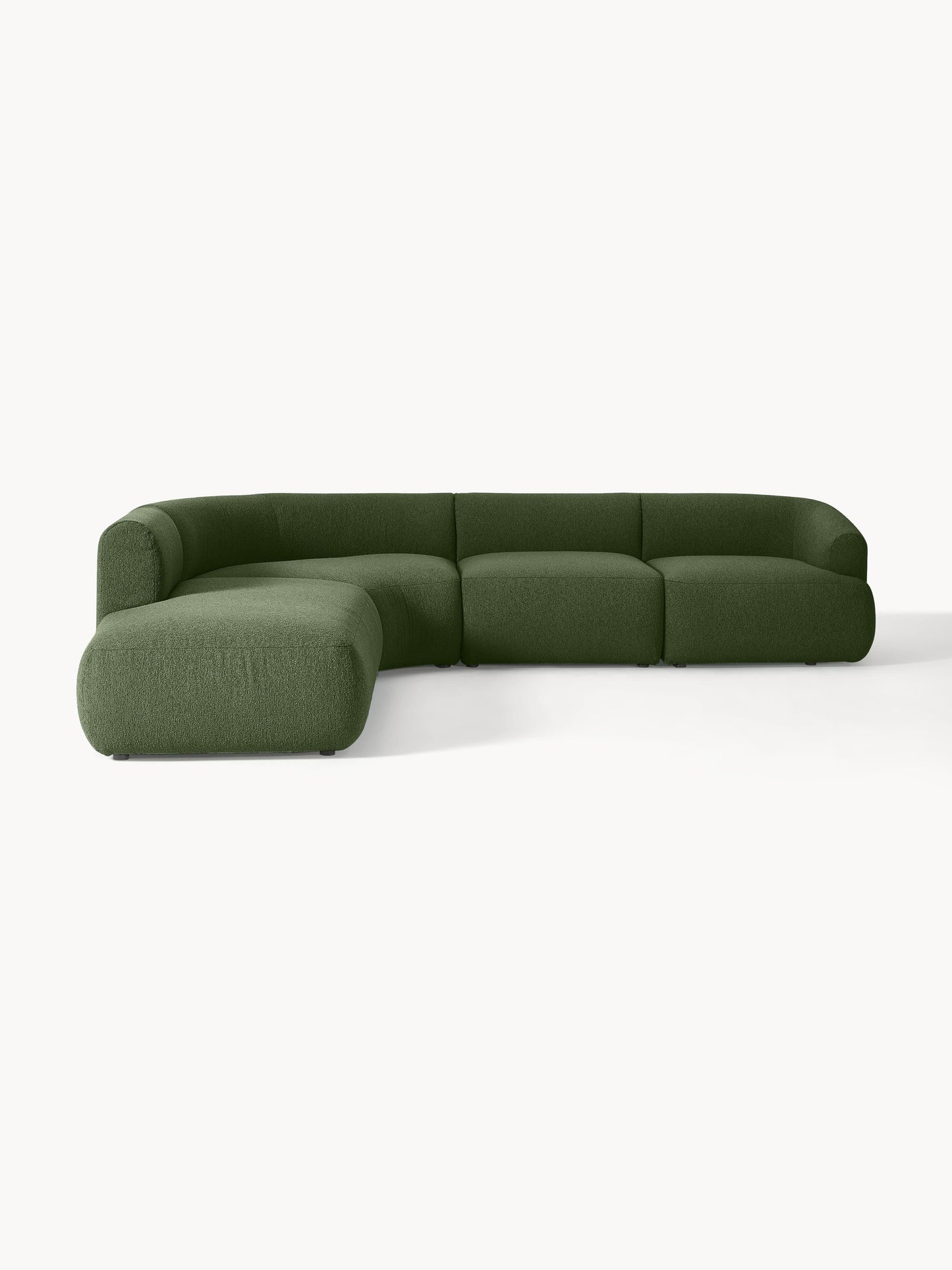Sofira Bouclé Modular Corner Sofa (4-Seater)