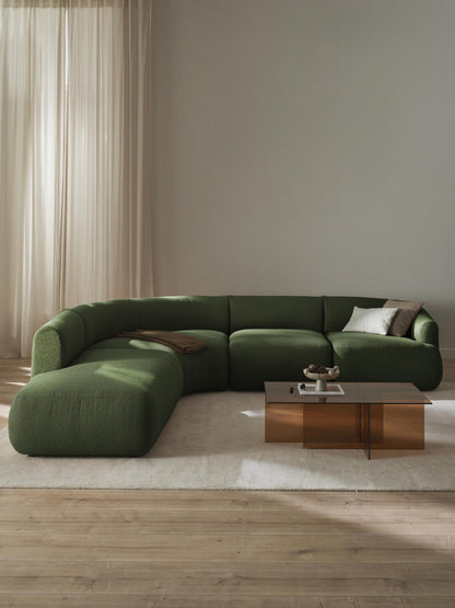 Sofira Bouclé Modular Corner Sofa (4-Seater)