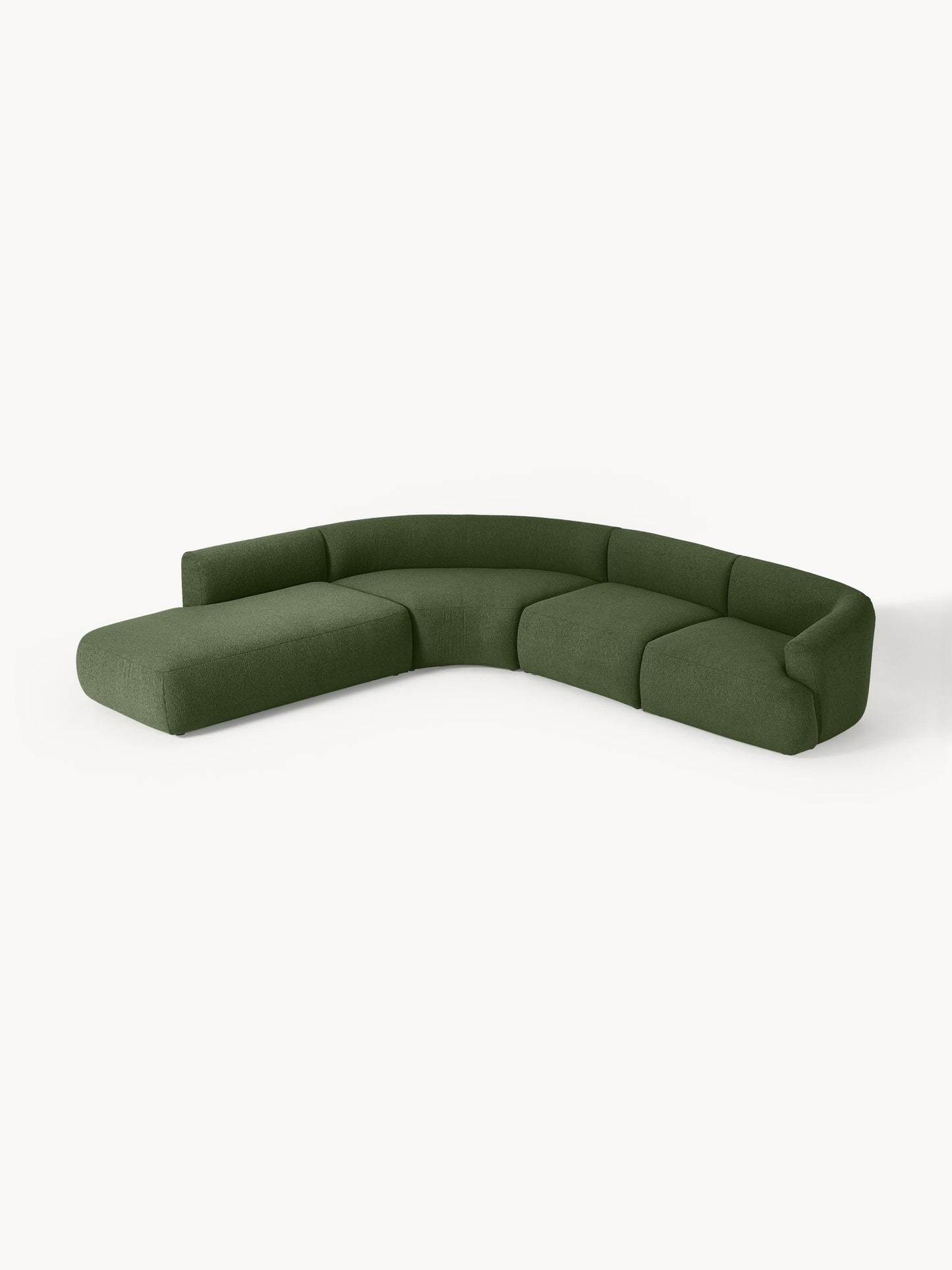 Sofira Bouclé Modular Corner Sofa (4-Seater)