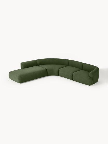 Sofira Bouclé Modular Corner Sofa (4-Seater)