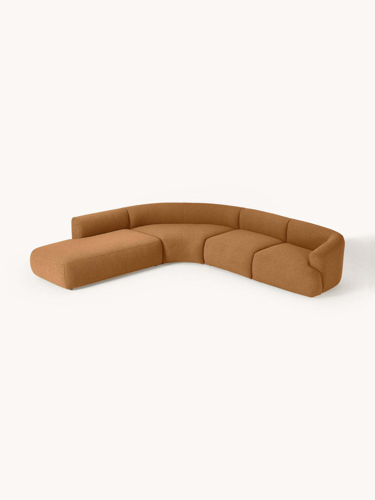 Sofira Bouclé Modular Corner Sofa (4-Seater)