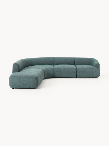 Sofira Bouclé Modular Corner Sofa (4-Seater)