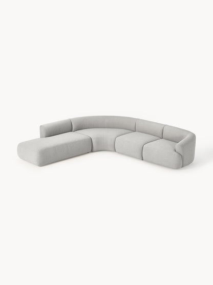 Sofira Bouclé Modular Corner Sofa (4-Seater)