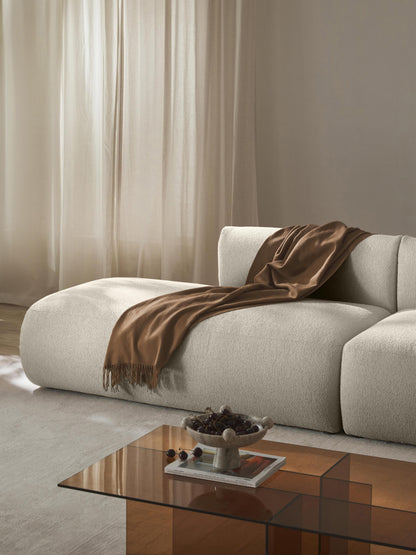 Sofira Chaise Module in Bouclé