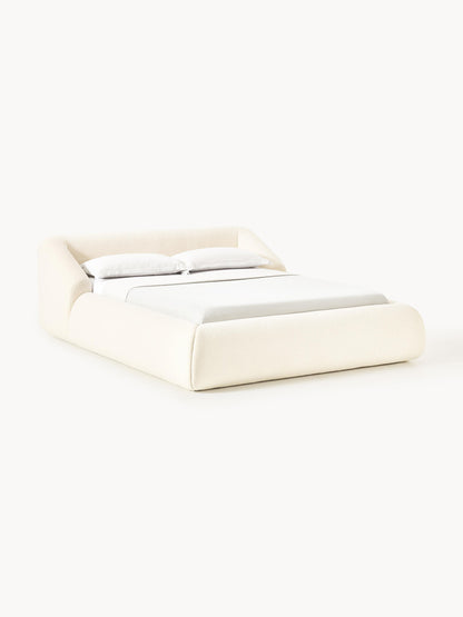 Sofira Upholstered Bed in Teddy