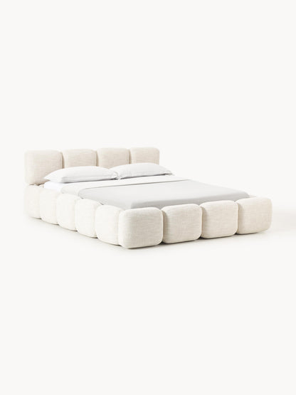 Taylen Upholstered Bed in Bouclé