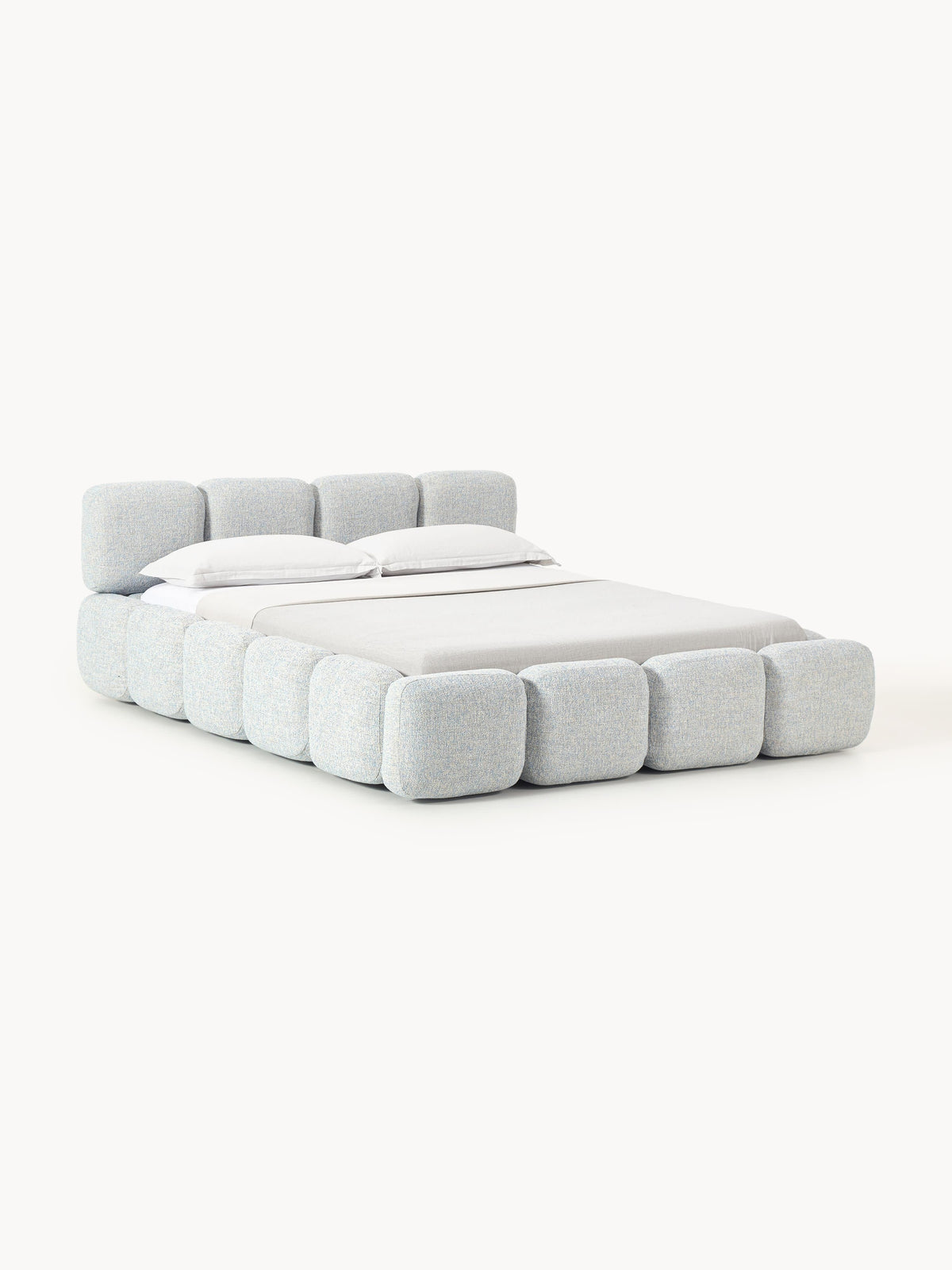 Taylen Upholstered Bed in Bouclé