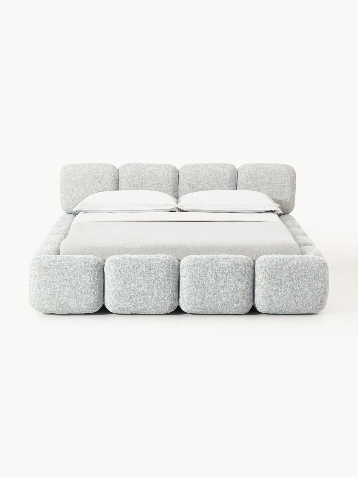 Taylen Upholstered Bed in Bouclé
