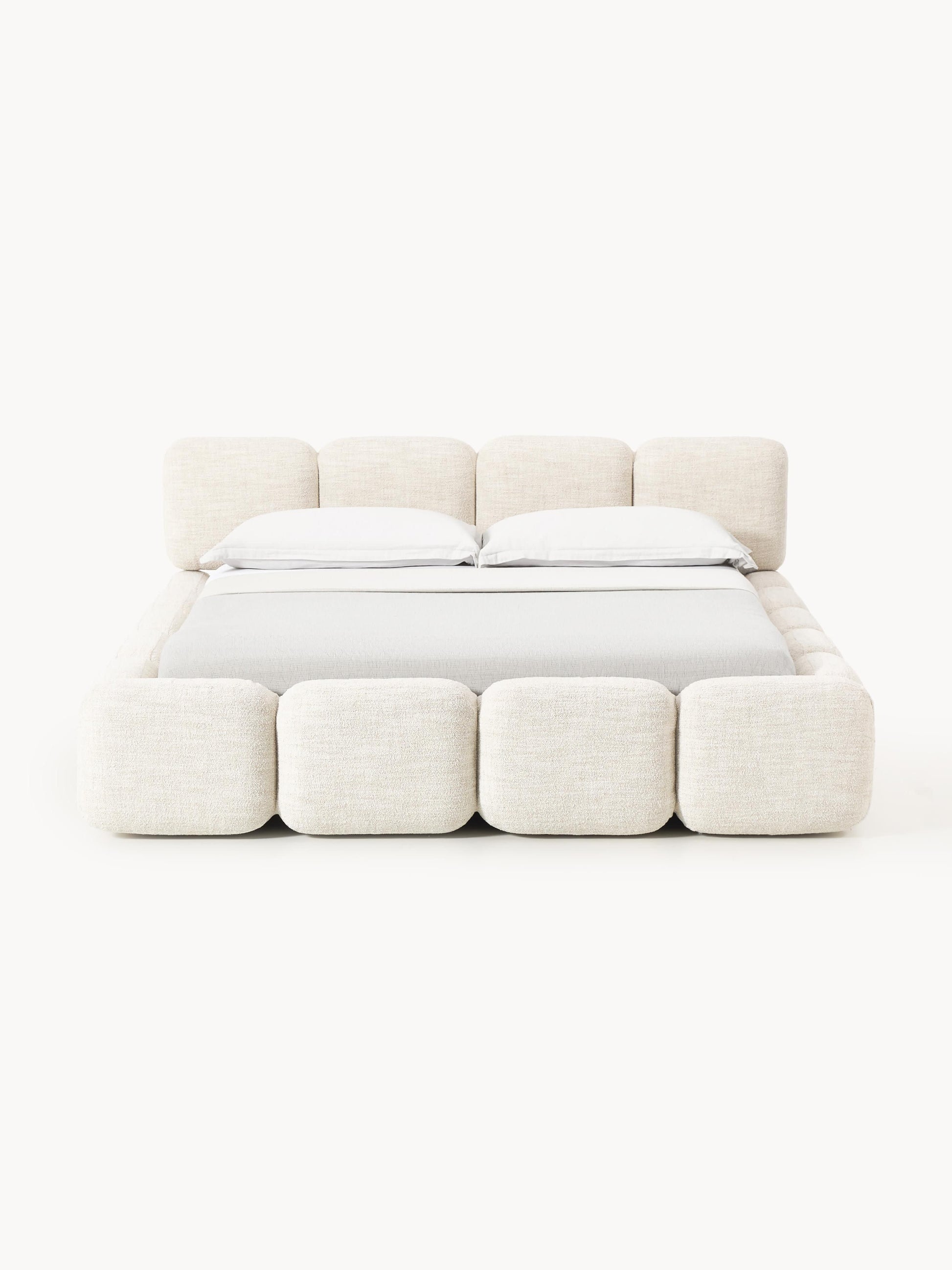 Taylen Upholstered Bed in Bouclé