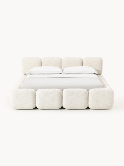Taylen Upholstered Bed in Bouclé