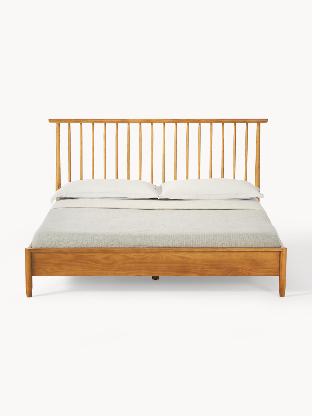 Windson Wooden Bed with Pine Headboard
