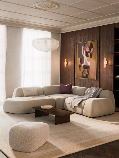Wolka 4-Seater Modular Corner Sofa with Chaise Longue