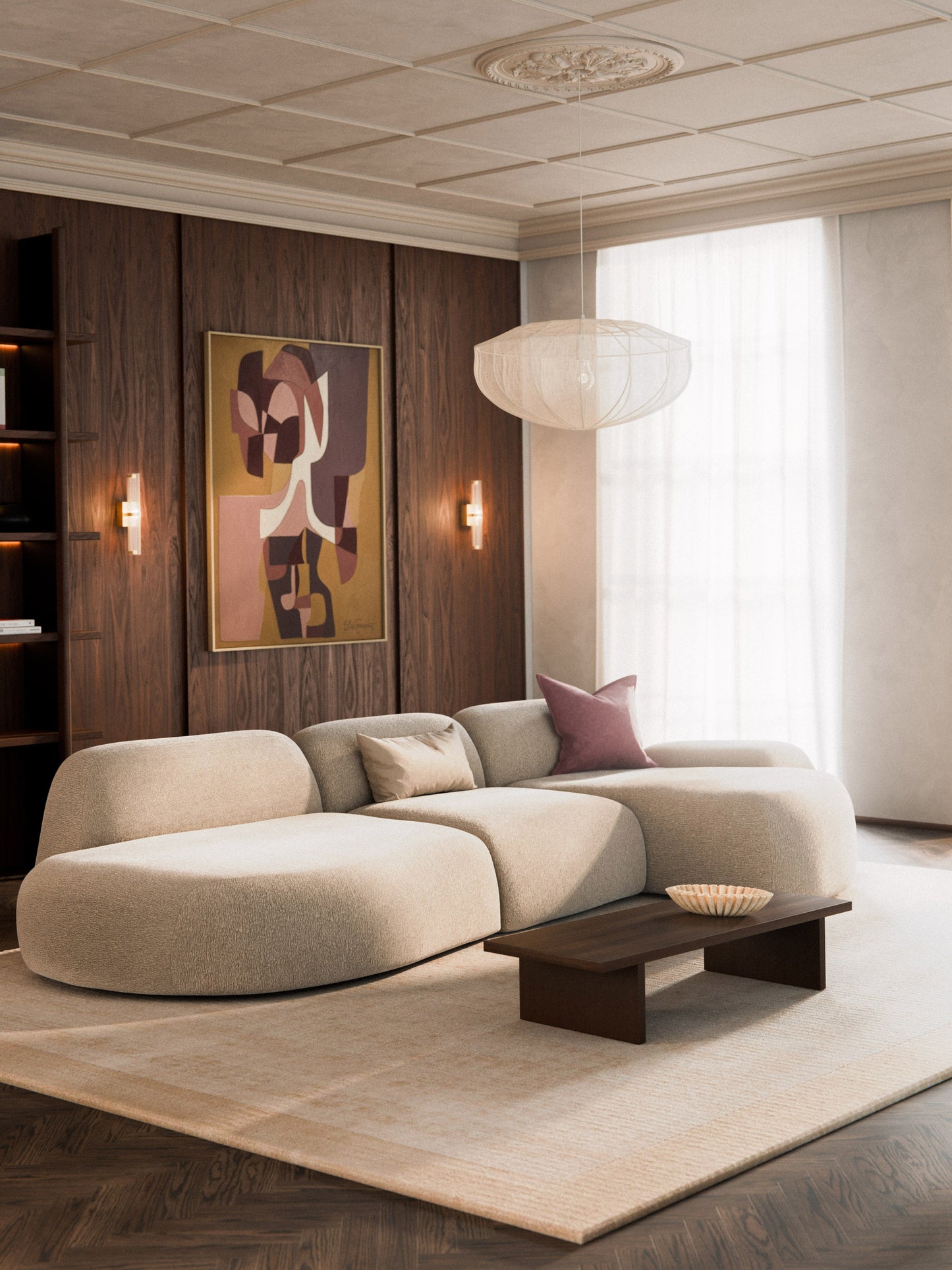 Wolka 4-Seater Modular Corner Sofa with Chaise Longue