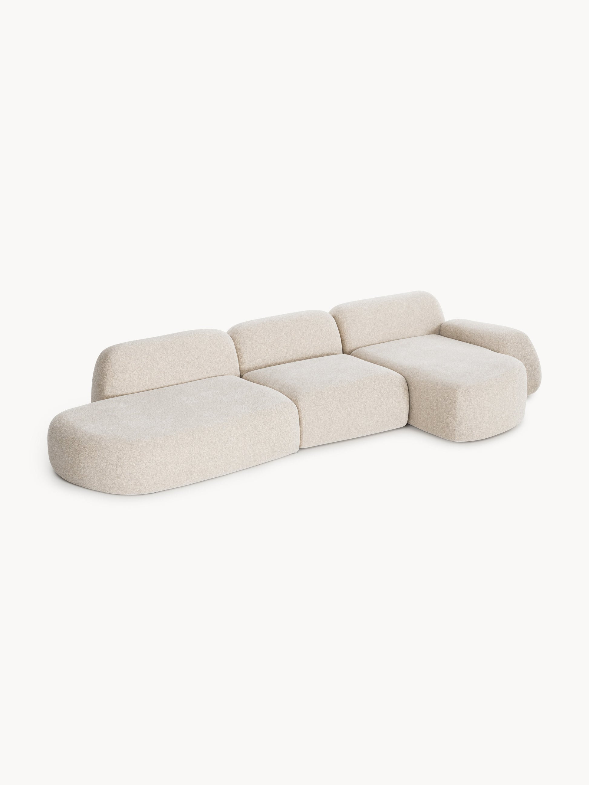 Wolka 4-Seater Modular Corner Sofa with Chaise Longue