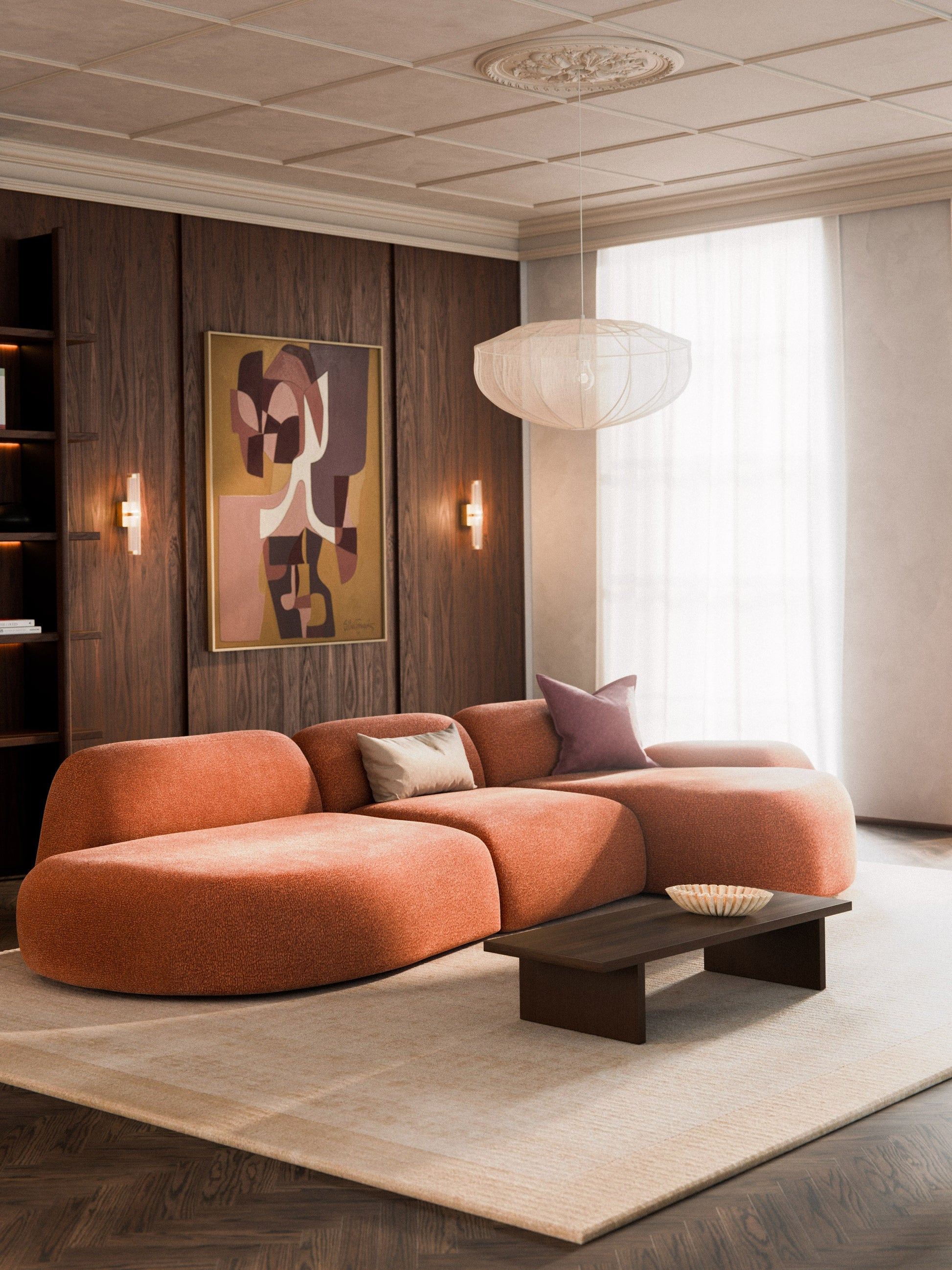 Wolka 4-Seater Modular Corner Sofa with Chaise Longue