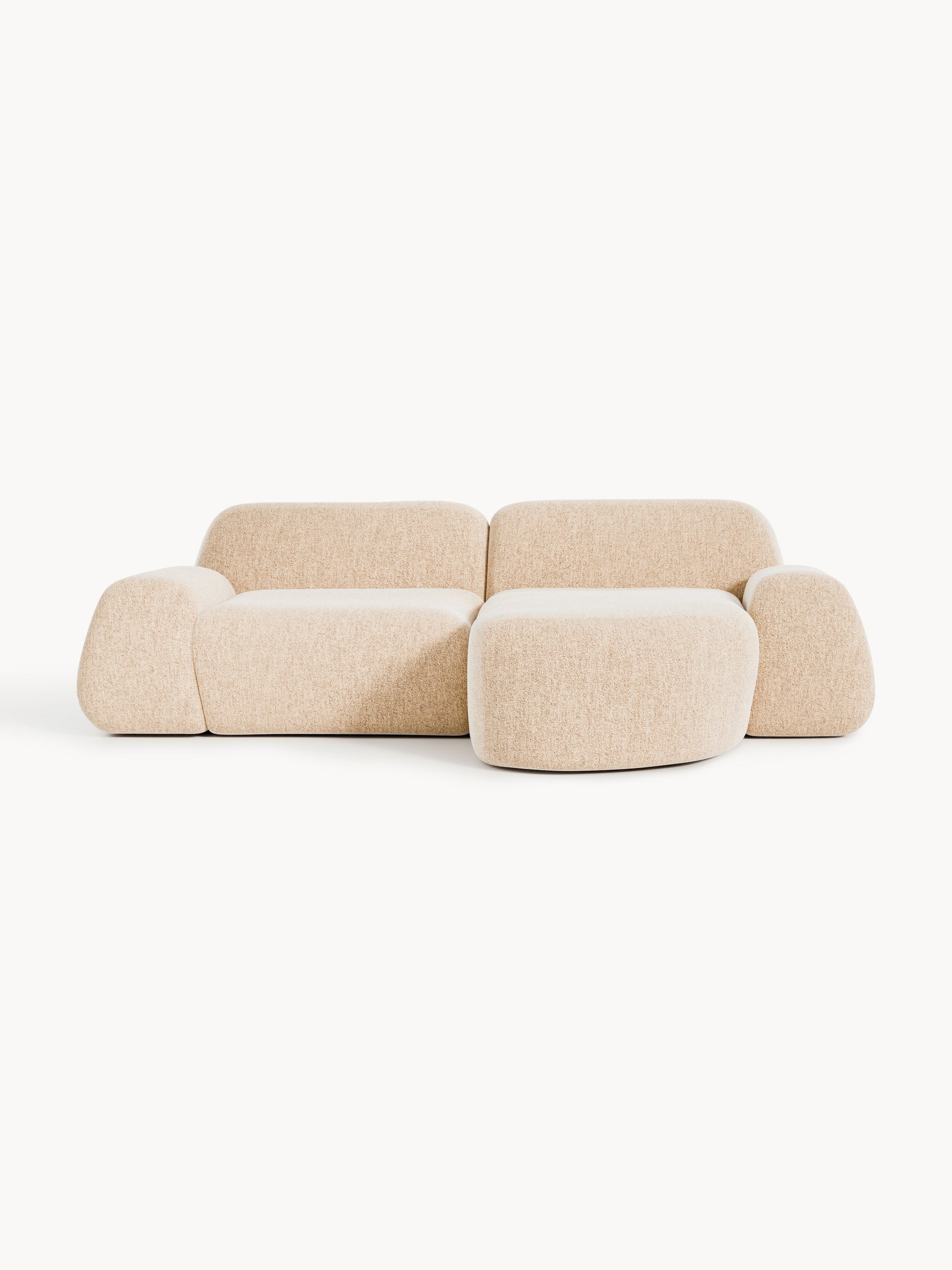 Wolka Bouclé Modular Corner Sofa (3-Seater)