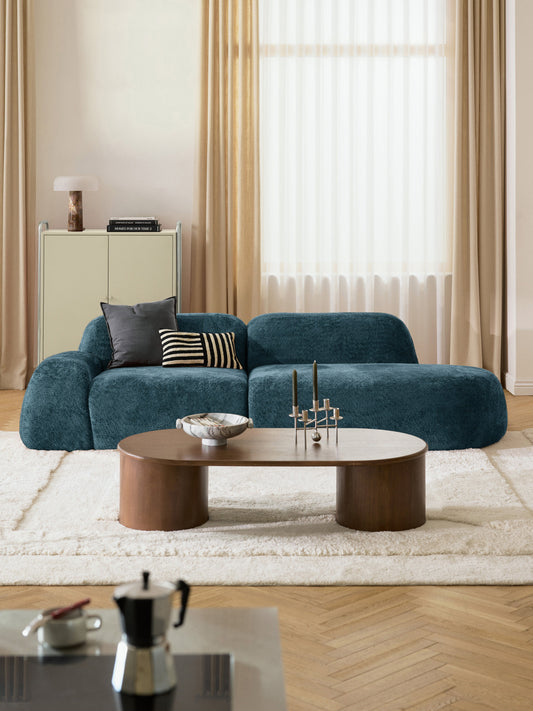 Wolka Chaise in Teddy Bouclé