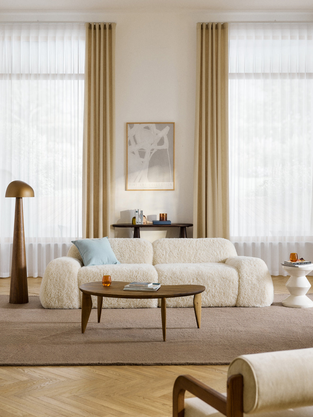 Wolka Corner Module in Teddy