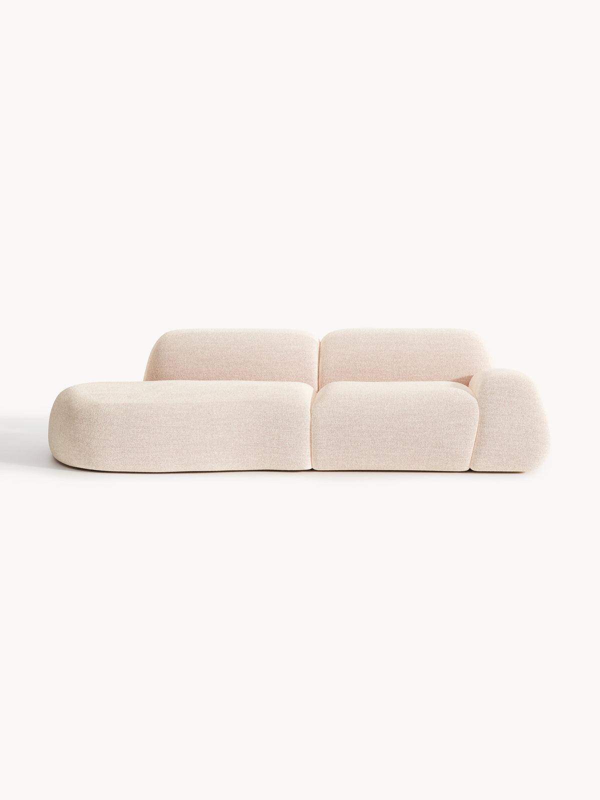 Wolka Modular Chaise in Bouclé (3-Seater)