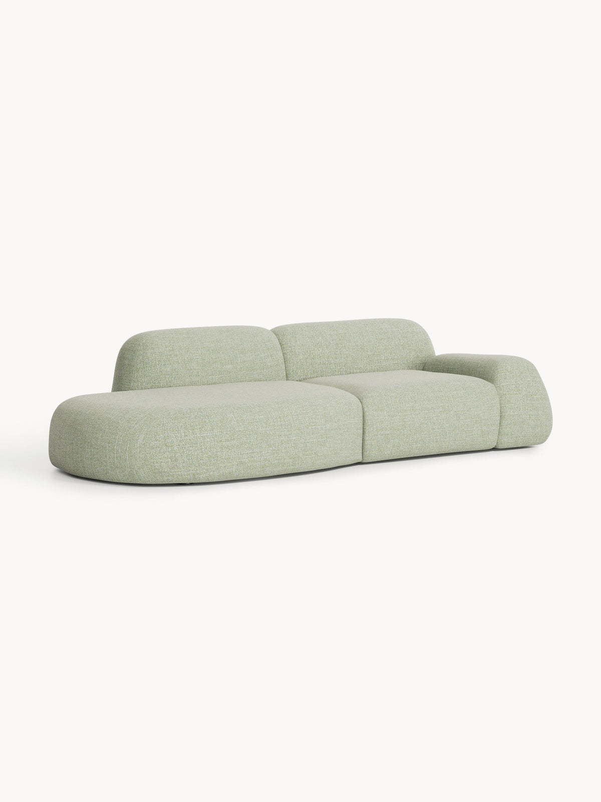 Wolka Modular Chaise in Bouclé (3-Seater)
