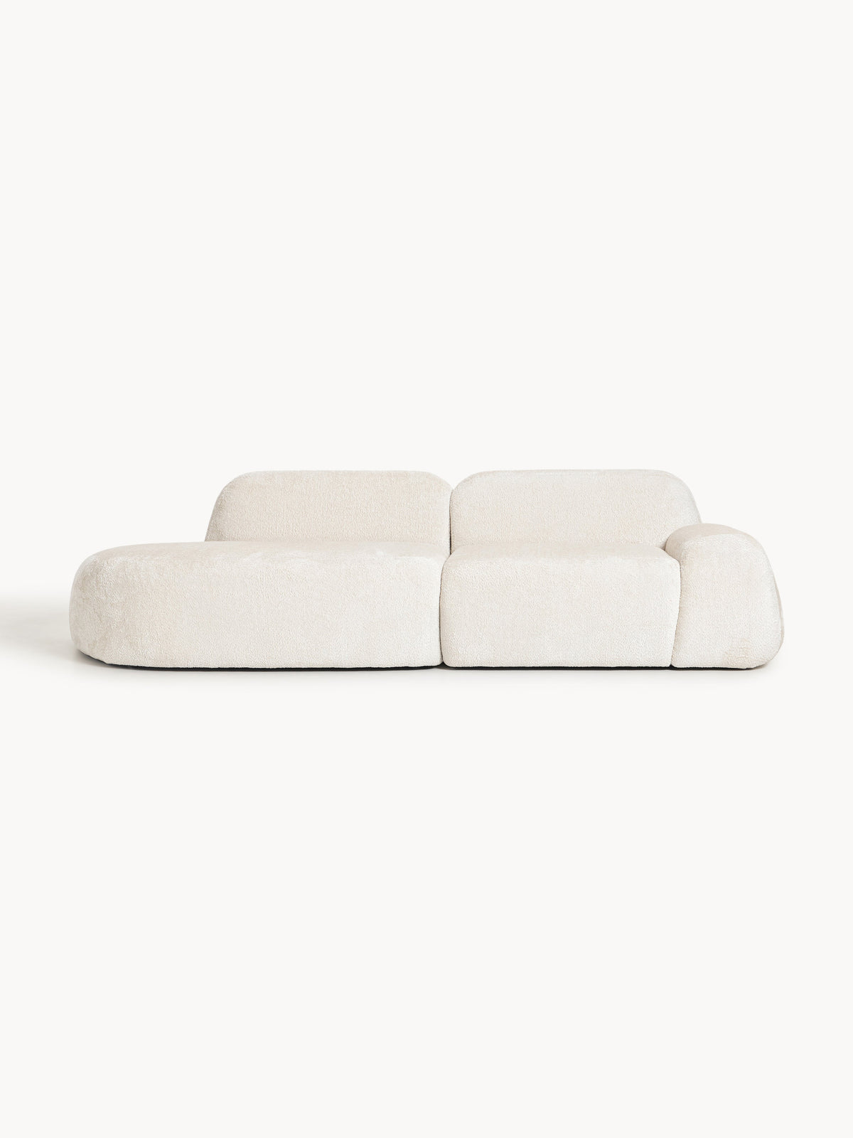 Wolka Teddy Bouclé Modular Chaise (3-Seater)
