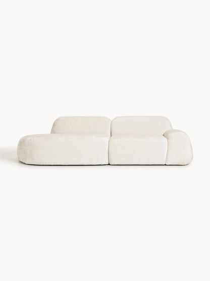 Wolka Teddy Bouclé Modular Chaise (3-Seater)