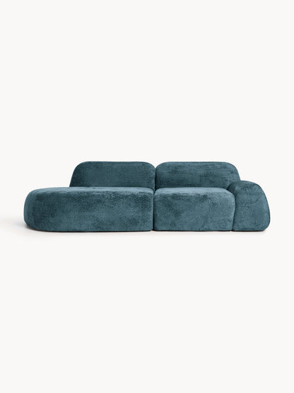 Wolka Teddy Bouclé Modular Chaise (3-Seater)
