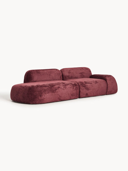 Wolka Teddy Bouclé Modular Chaise (3-Seater)