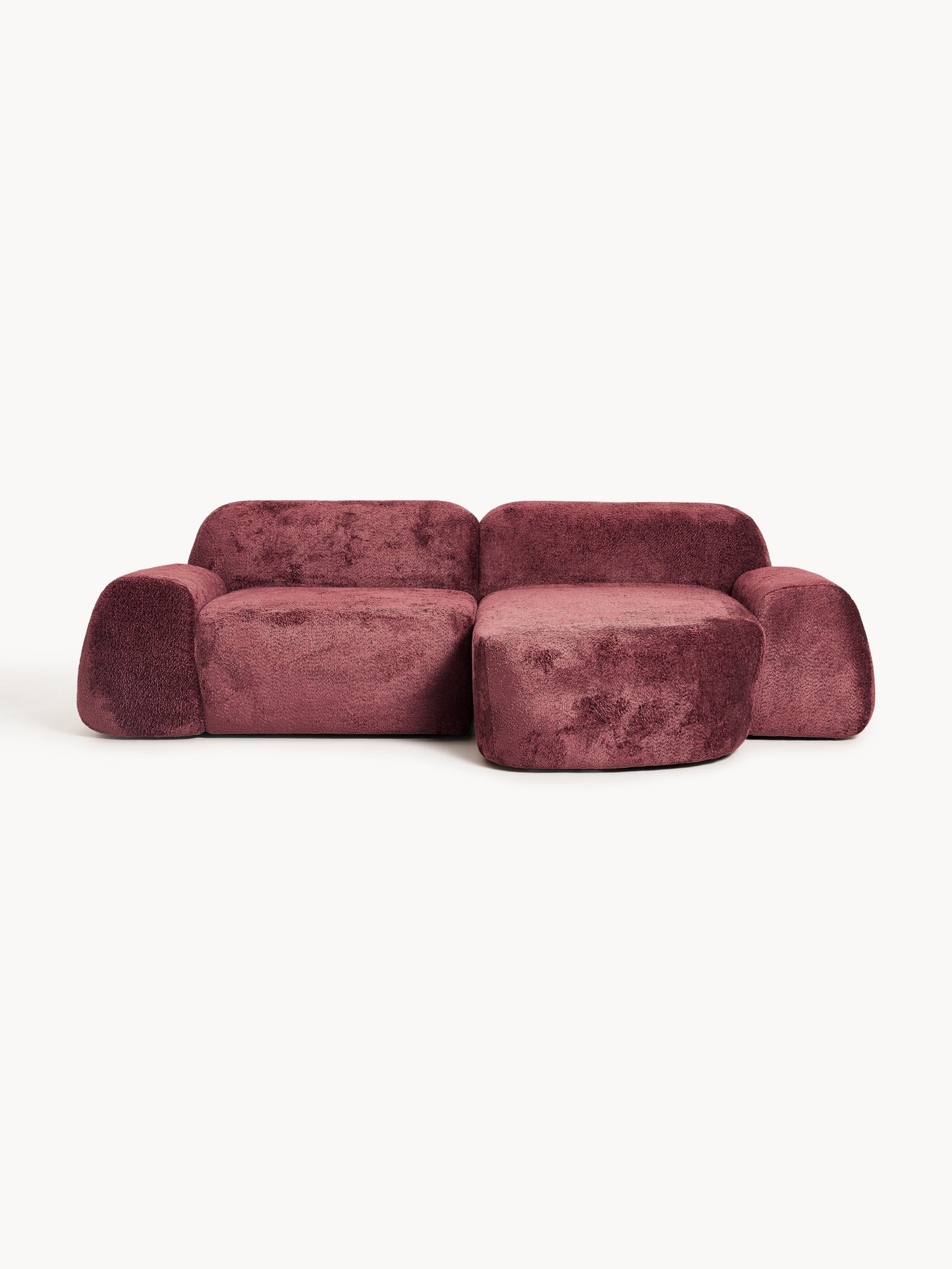 Wolka Teddy Bouclé Modular Corner Sofa (3-Seater)