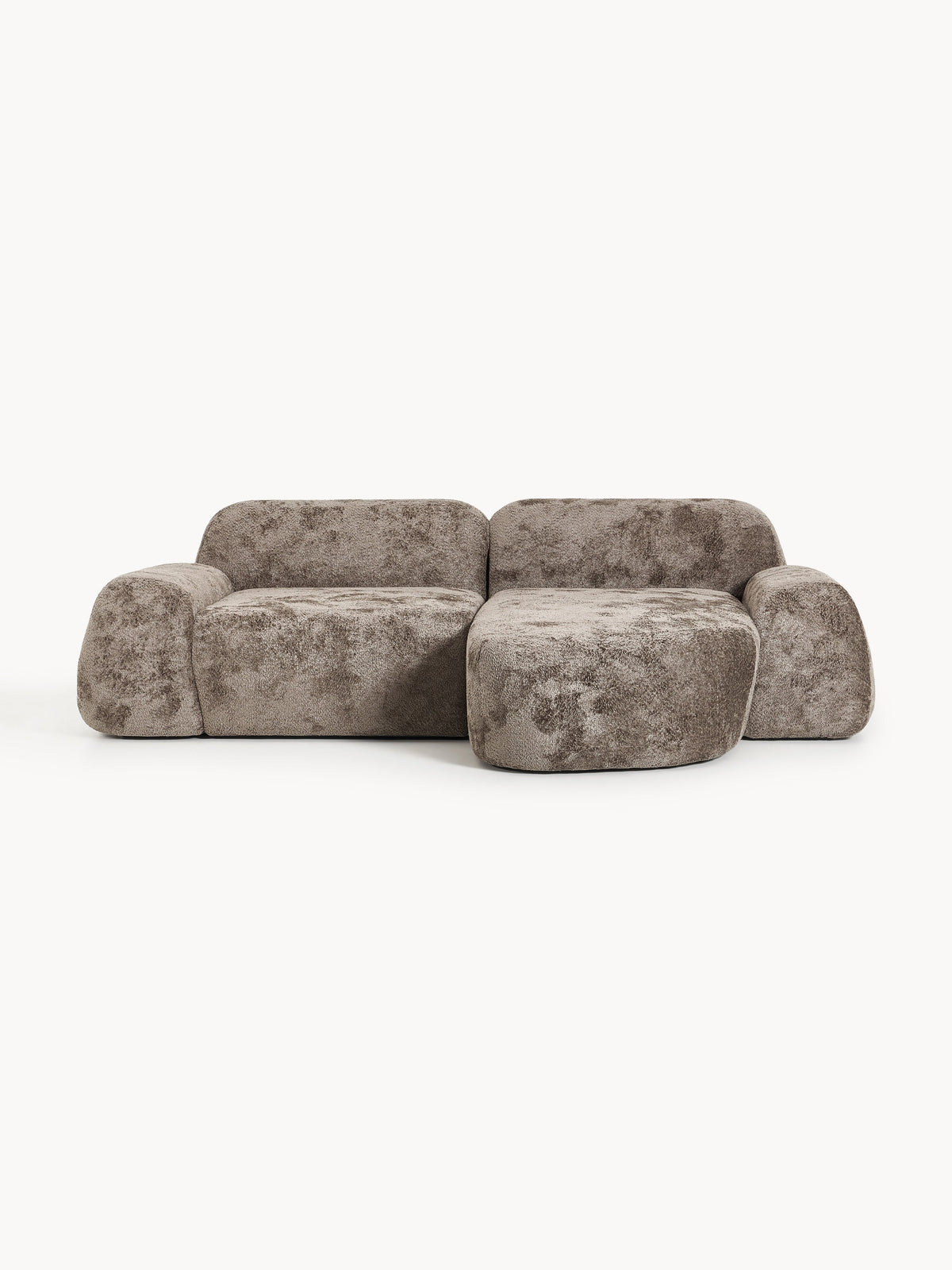 Wolka Teddy Bouclé Modular Corner Sofa (3-Seater)
