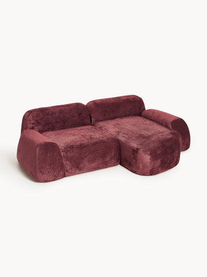 Wolka Teddy Bouclé Modular Corner Sofa (3-Seater)