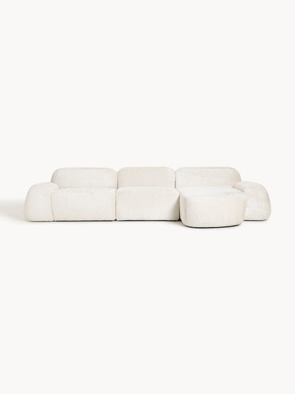 Wolka Teddy Bouclé Modular Corner Sofa (4-Seater)