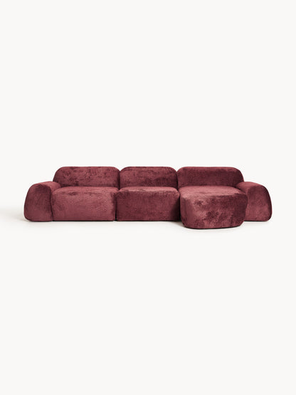 Wolka Teddy Bouclé Modular Corner Sofa (4-Seater)