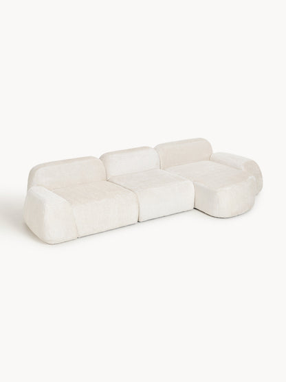 Wolka Teddy Bouclé Modular Corner Sofa (4-Seater)